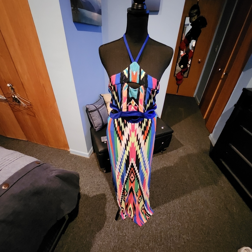 Multi-color Maxi Dress